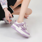 Damen Plattform-Sneaker mit modischem Design und komfortabler Profilsohle R&B