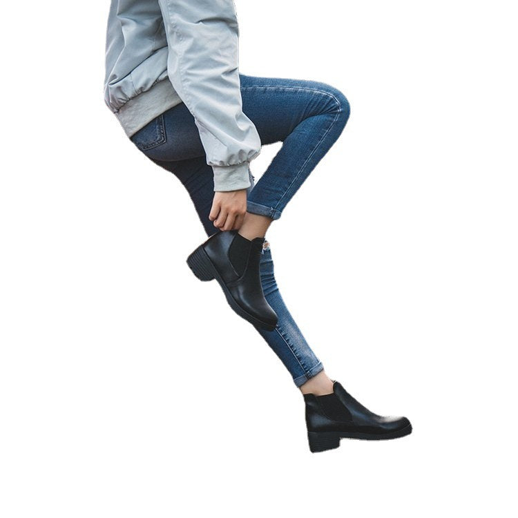 Damen elegante Chelsea-Stiefel R&B