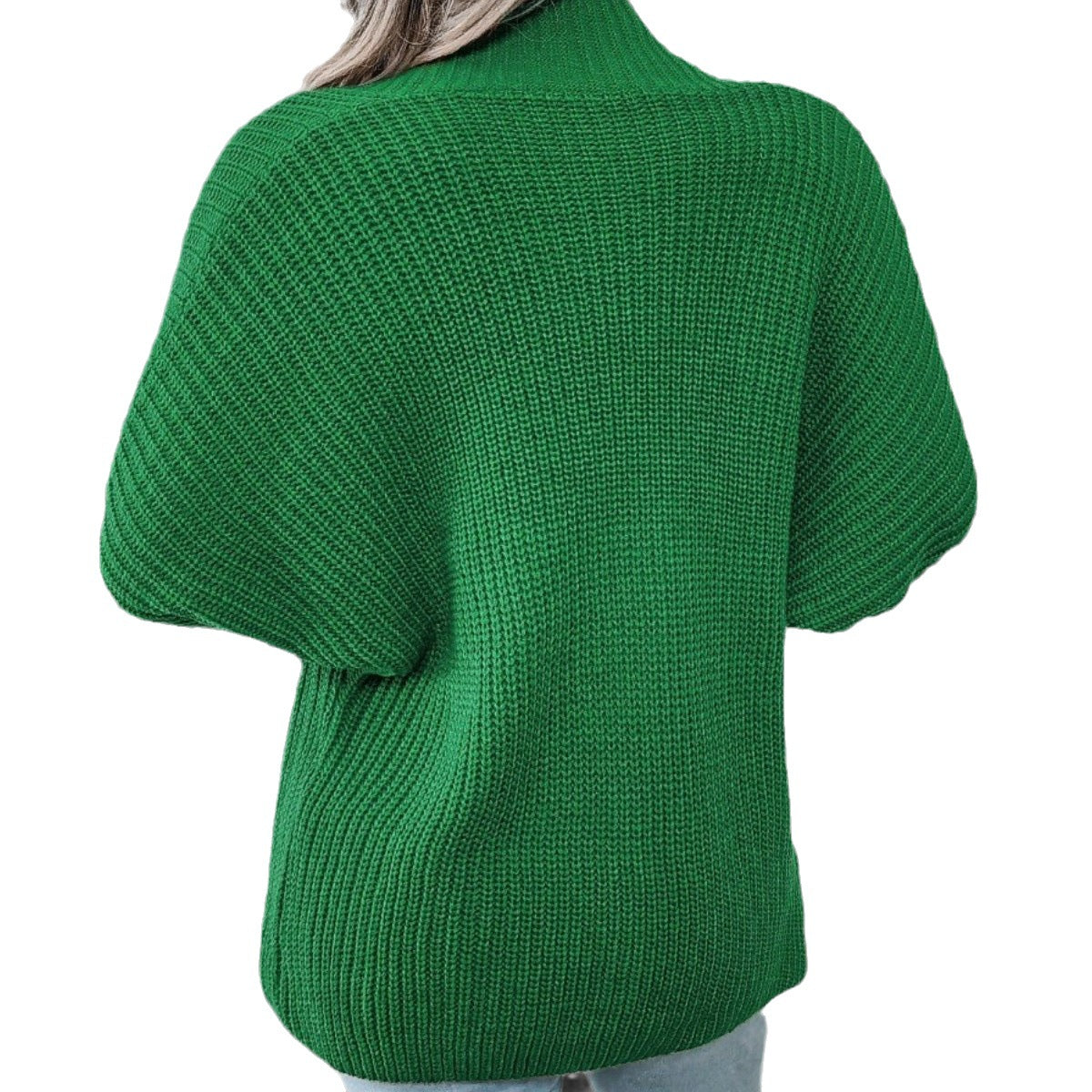 Damen Grobstrickjacke mit markantem Rippenmuster und lässigem Schnitt R&B