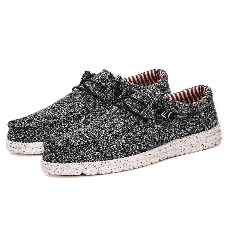 Damen Bequeme Freizeitschuhe aus atmungsaktivem Leinenmaterial mit rutschfester Sohle