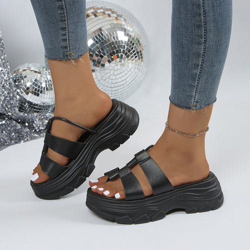 Damen Komfortable Riemchen-Sandalen mit modischem Profil und rutschfester Sohle R&B