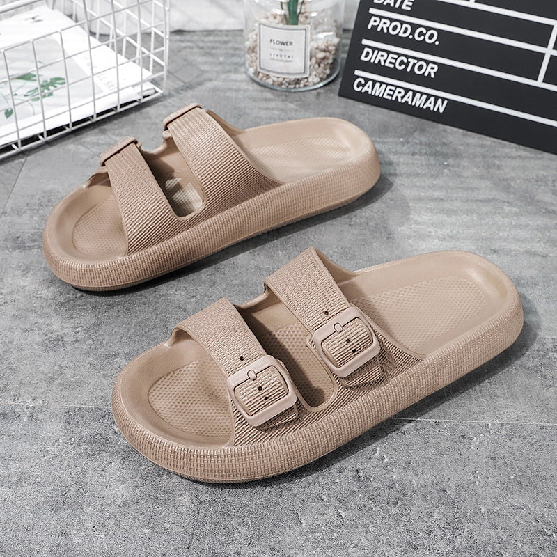 Damen Komfortable Sandalen mit Doppel-Schnallen R&B