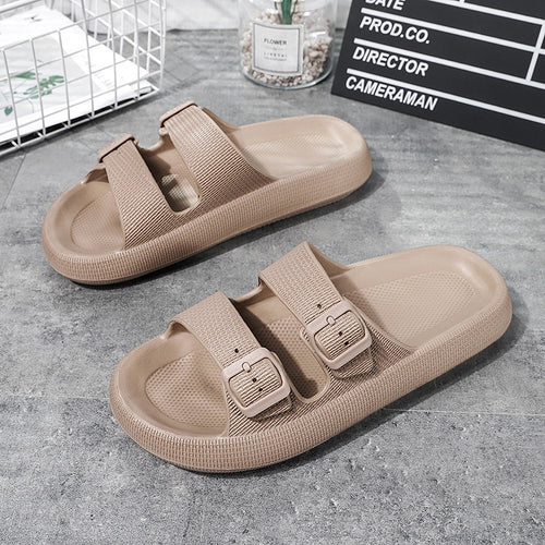 Damen Komfortable Sandalen mit Doppel-Schnallen R&B