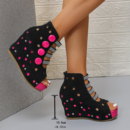 Damen Plateau Sandalen R&B