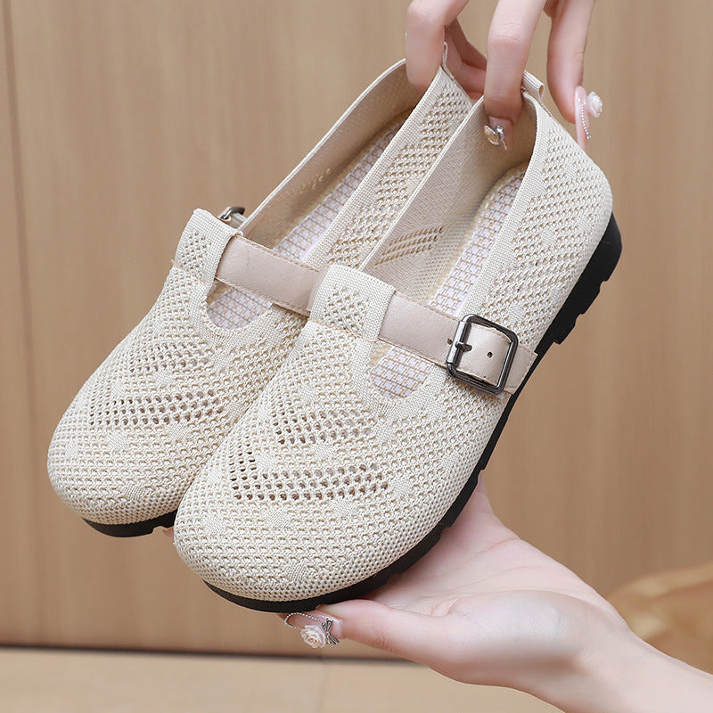 Damen Bequeme und atmungsaktive Clogs mit verstellbarem Riemen R&B