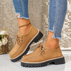 Damen Komfortable Schnürschuhe mit robustem Profil und weicher Innenpolsterung R&B