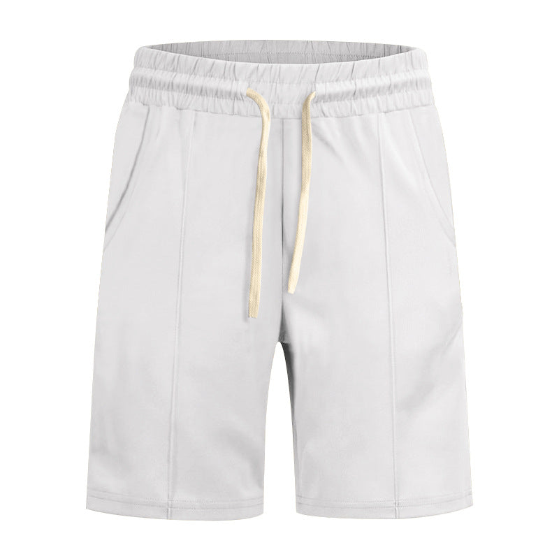 Herren nan kurze Freizeithose aus Baumwollmischung mit elastischem Bund und Kordelzug R&B