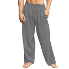 Herren bequeme Freizeit-Hose mit elastischem Bund und seitlichen Eingrifftaschen R&B