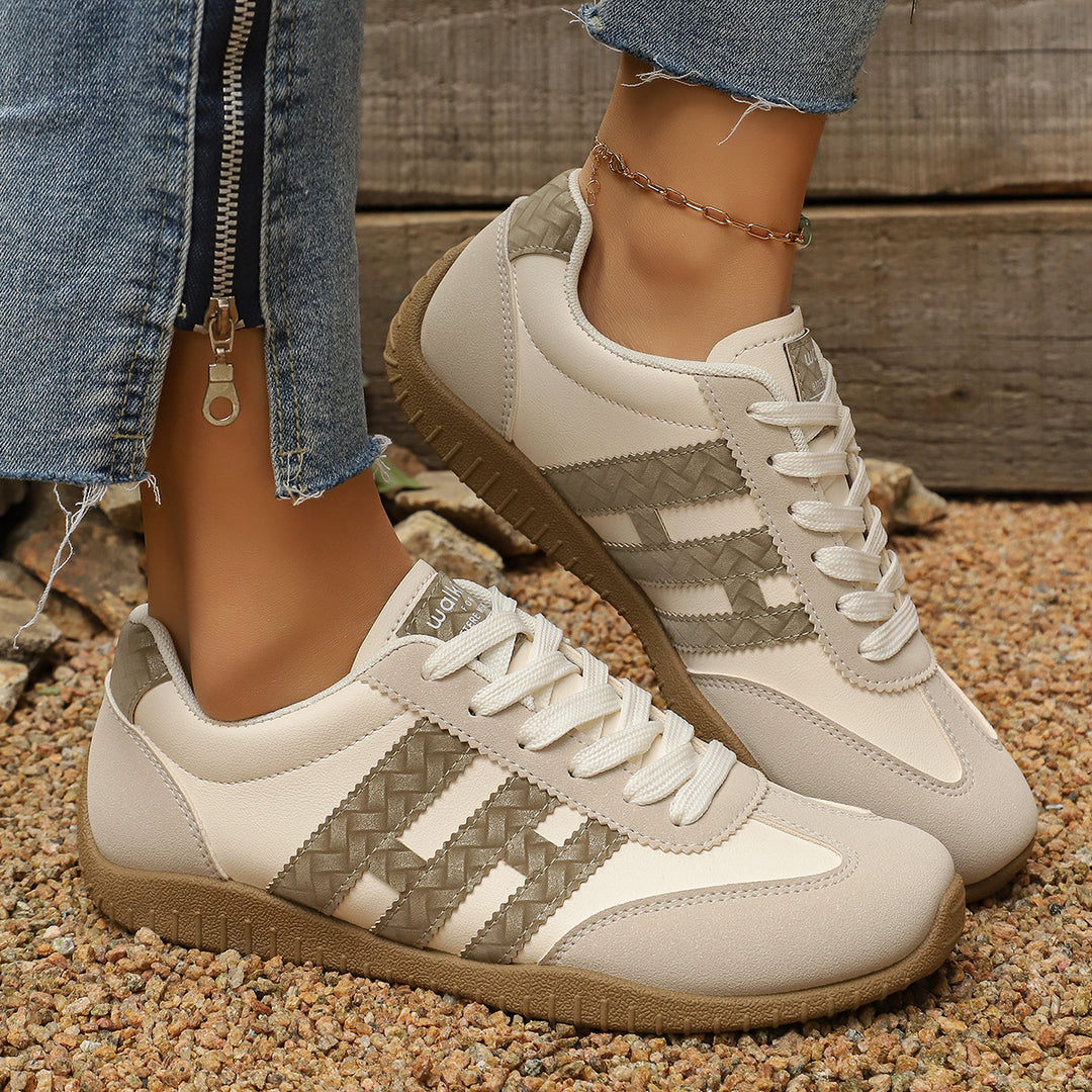 Damen Sneakers mit strukturiertem Obermaterial und bequemer Dämpfung R&B