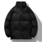 Damen wattierte Überjacke mit hohem Kragen und weichem Innenfutter