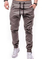 Herren Cargo-Hose mit elastischem Bund und praktischen Multifunktions-Pockets