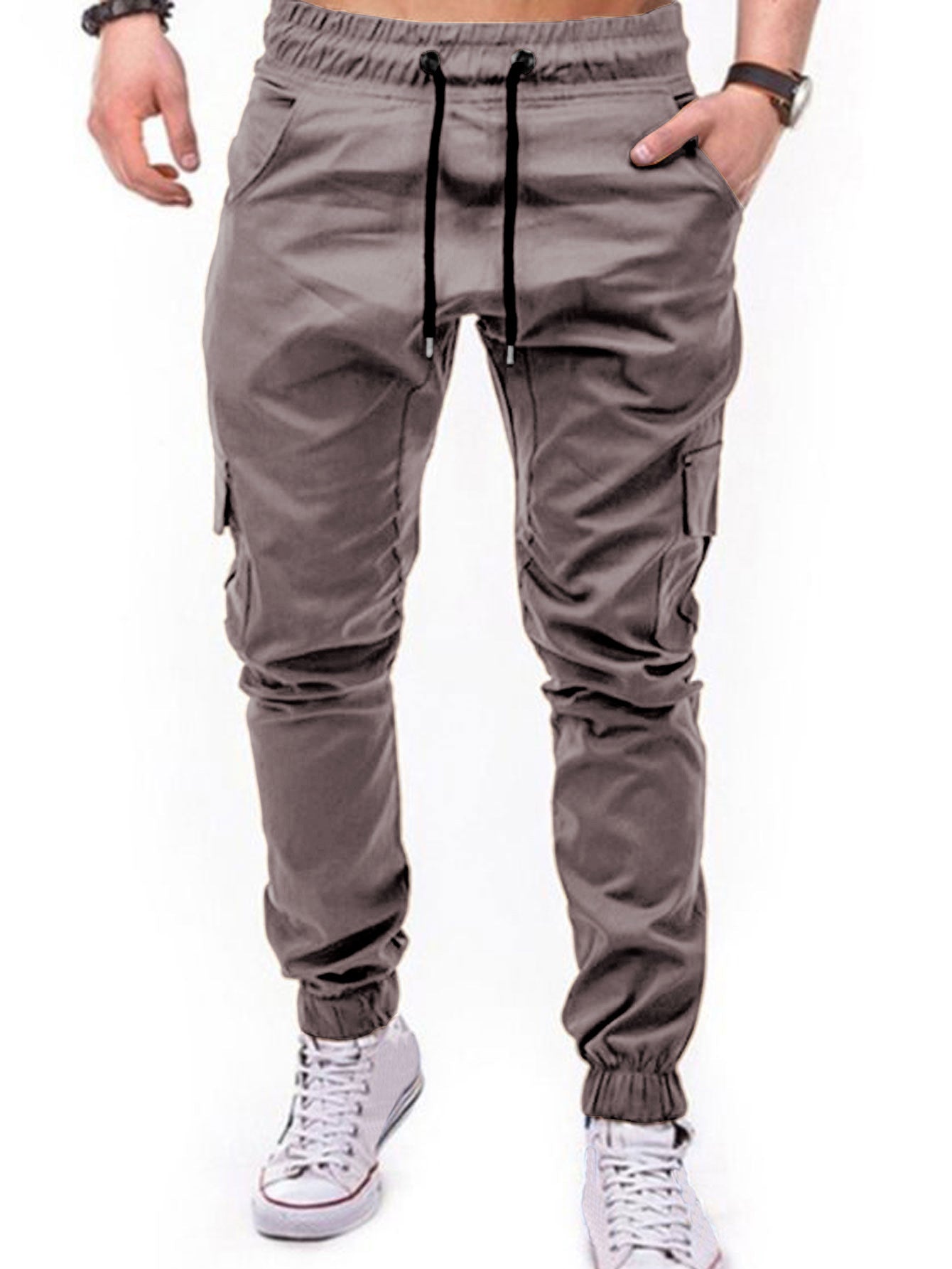 Herren Cargo-Hose mit elastischem Bund und praktischen Multifunktions-Pockets