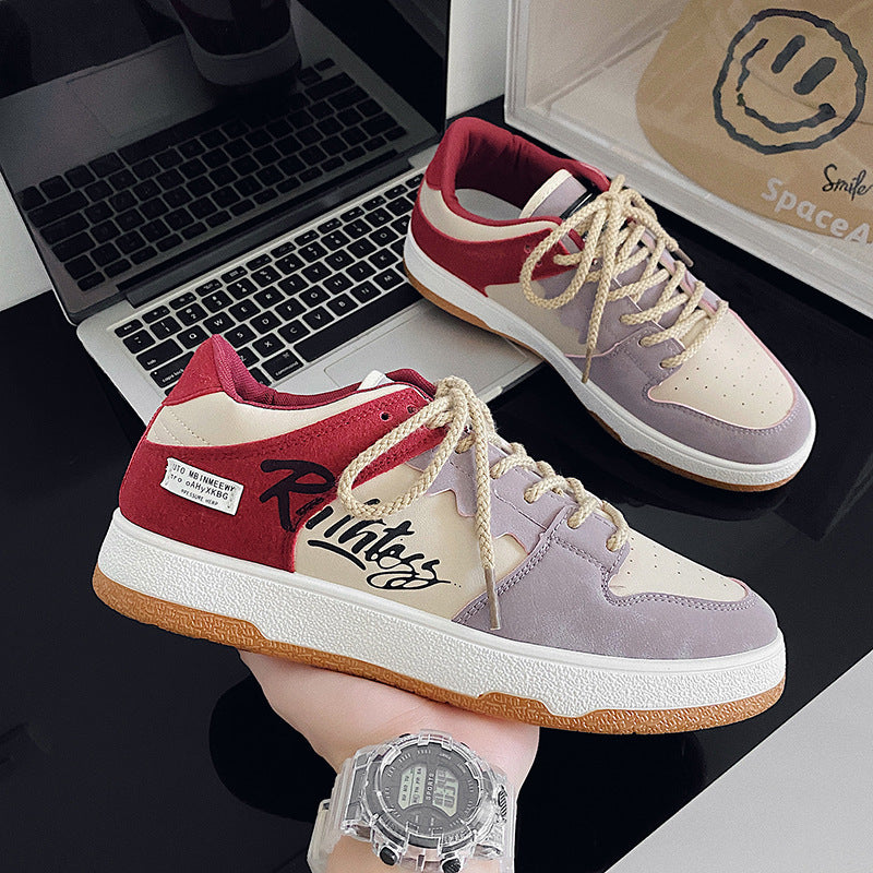 Damen Sneaker mit sportlichem Design und gepolstertem Kragen R&B