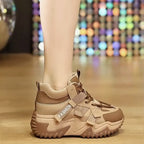 Damen trendige High-Top Sneakers