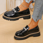 Damen Bequeme Mokassins mit modischem Schmuckdetail R&B