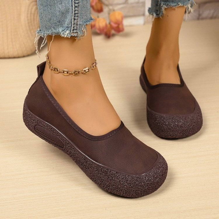 Damen bequeme Slip-On Schuhe mit rutschfester Sohle