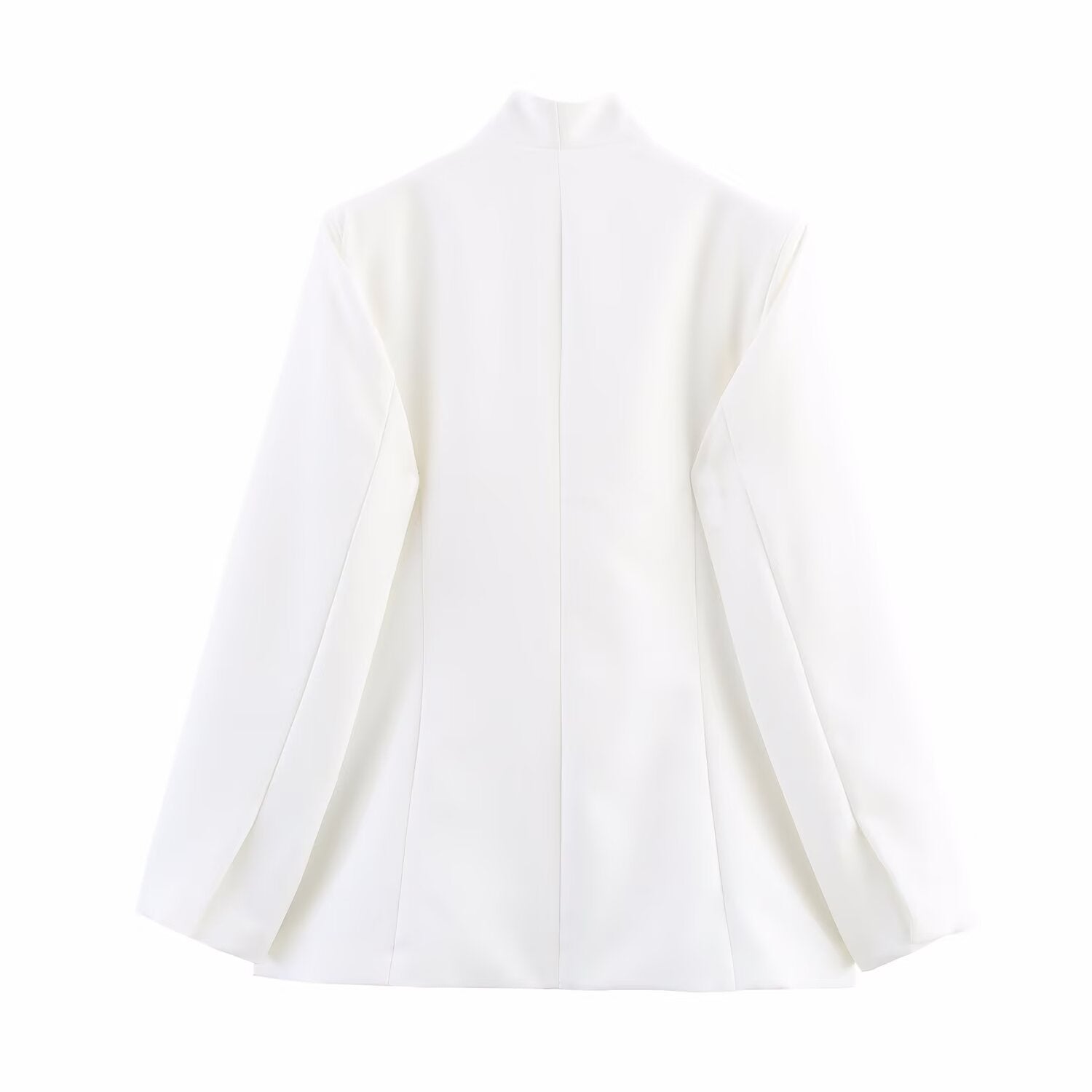 Damen elegante Blazerjacke mit asymmetrischem Schnitt R&B