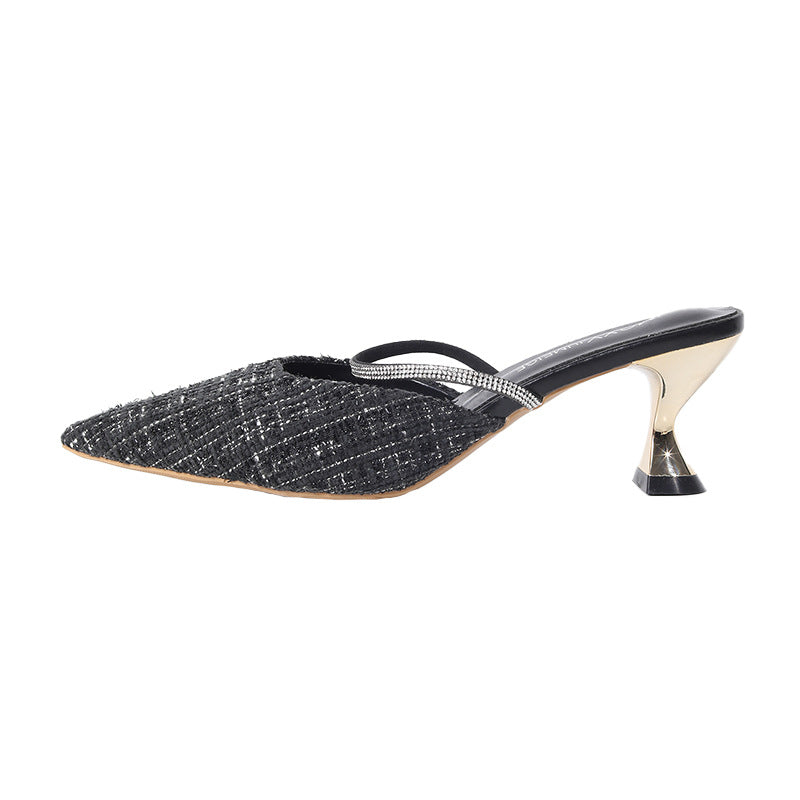 Damen Slingback-Pumps mit funkelnder Applikation und elegantem Design EB