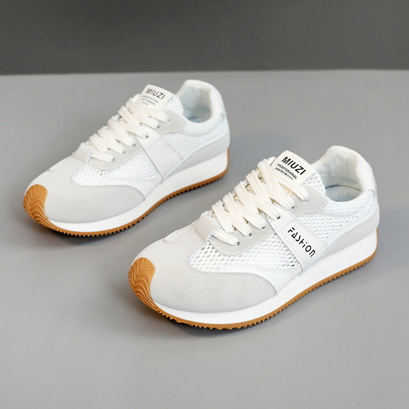 Damen Sportliche Sneakers mit atmungsaktivem Obermaterial und dämpfender Sohle R&B