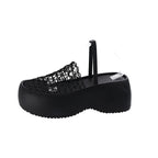 Damen Plattform-Sandalen mit innovativem Netzdesign und rutschfester Sohle R&B