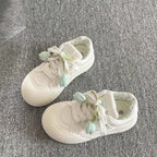 Damen Sneakers mit elegantem Rüschen-Design und gepolsterter Sohle R&B
