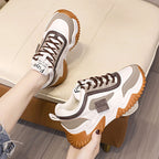 Damen Sportliche Chunky Sneakers mit rutschfester Profilsohle und herausragendem Dämpfung R&B