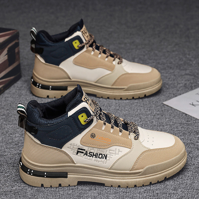 Damen modische High-Top Sneakers mit stylischem Design und rutschfester Sohle R&B