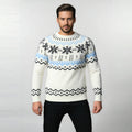 Herren Strickpullover mit winterlichem Muster R&B