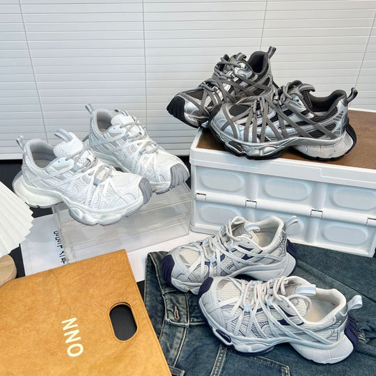 Damen Sportliche Lauf-Sneaker mit atmungsaktiver Mesh-Oberfläche und innovativem Dämpfungssystem R&B