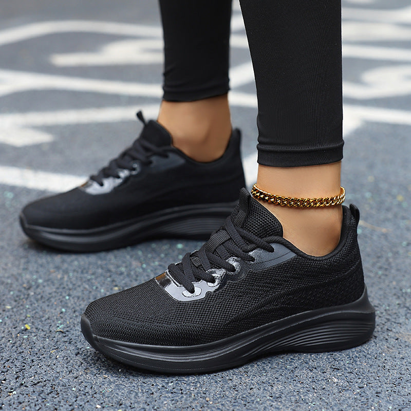 Damen Komfortable Freizeit-Sneaker mit atmungsaktiver Oberstruktur und dämpfender Sohle R&B