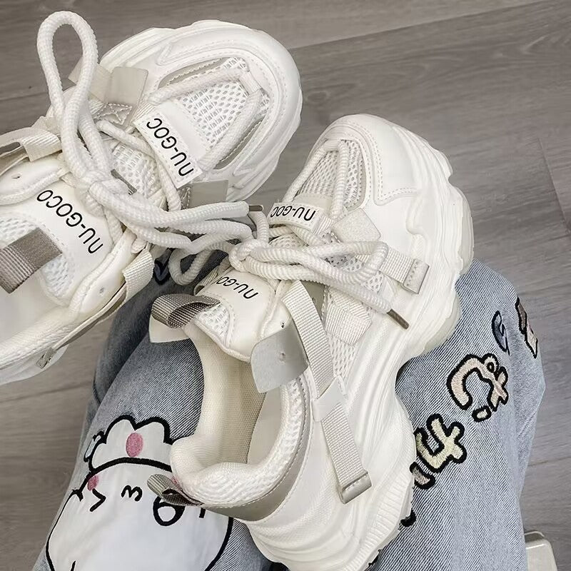Damen Sportliche Sneakers mit innovativem Schnürsystem und rutschfester Sohle R&B