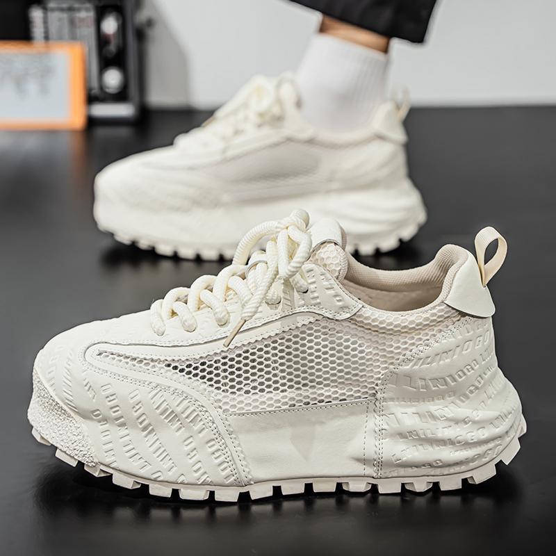 Damen atmungsaktive Sport-Sneaker mit innovativer Textur und rutschfester Sohle