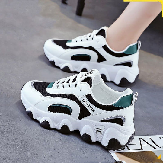 Damen Sportliche Sneakers mit futuristischem Design und hochdämpfender Sohle R&B