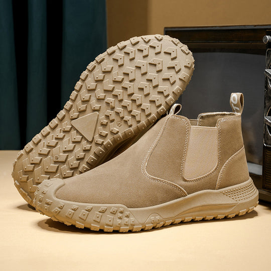 Damen Chelsea Boots mit rutschfester Profilsohle und flexiblem Schaft R&B
