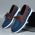 Herren maritim inspirierte Lederslipper mit sportlichem Design R&B