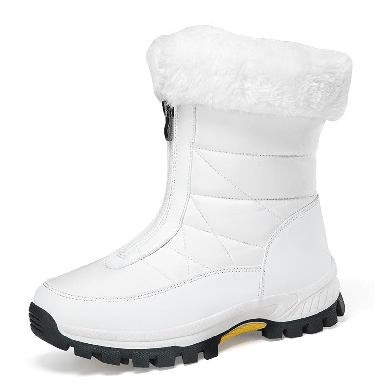 Damen thermoisolierte Winterstiefel mit Außensohle und bequemem Futter R&B