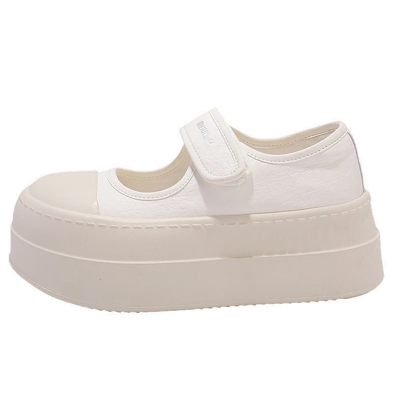 Damen Modische Plateauschuhe mit Klettverschluss