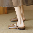 Damen elegante Clogs mit komfortabler Schnallenverstellung