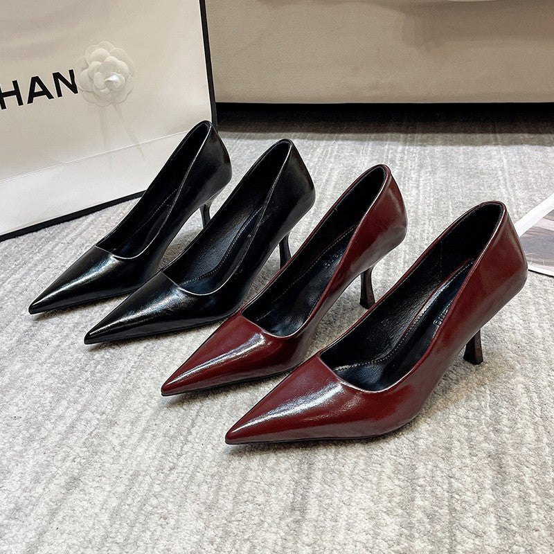 Damen Elegante spitze High Heels mit schmalem Absatz R&B