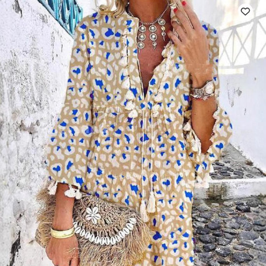 Damen Hippie-inspiriertes Kleid R&B