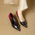 Damen modische und schicke Pumps mit stilvollem Dekor