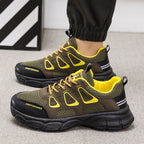 Damen Sportliche Atmungsaktive Sneakers mit rutschfester Sohle und elastischen Elementen R&B