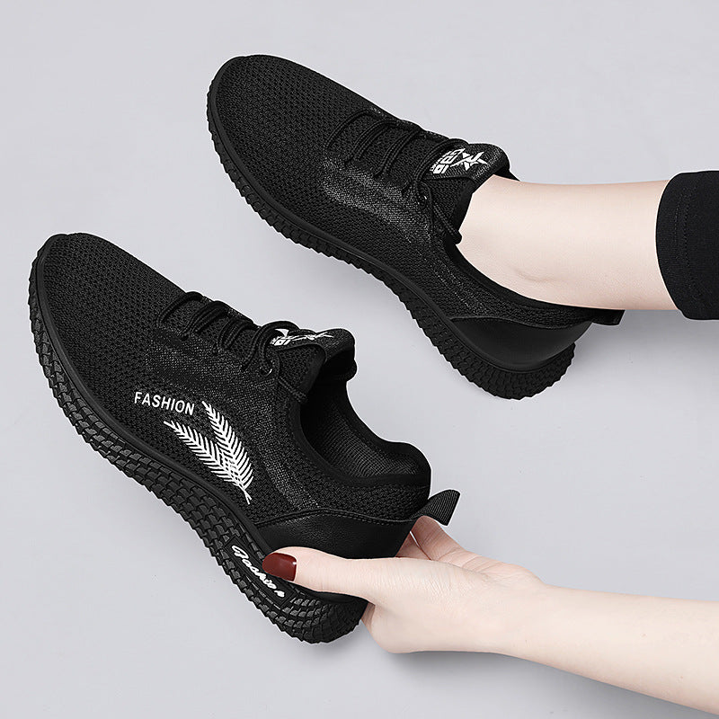 Damen Atmungsaktive und leichte Freizeitsneaker mit rutschfester Sohle R&B