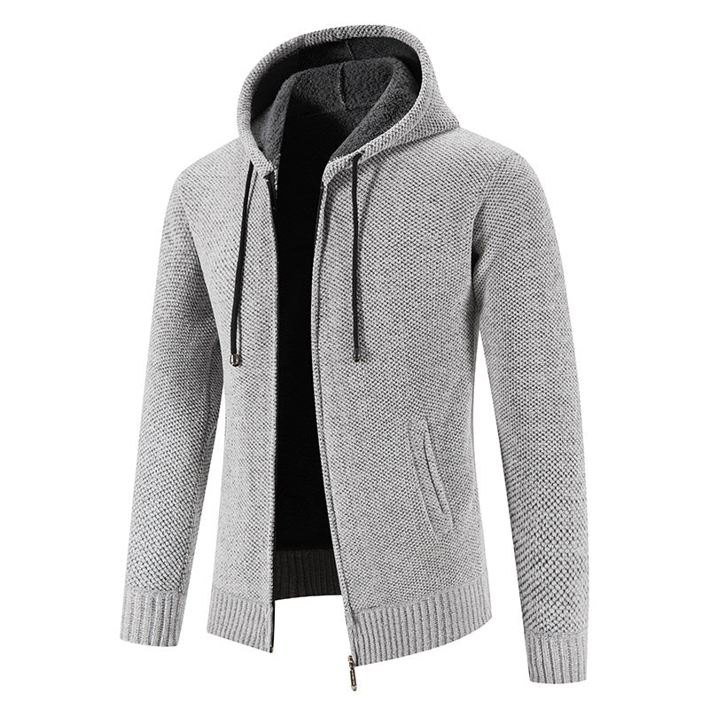 Herren Kapuzenjacke mit weichem Innenfutter und innovativem Design R&B