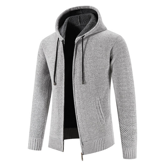 Herren Kapuzenjacke mit weichem Innenfutter und innovativem Design R&B