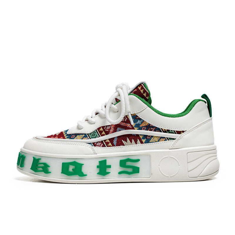 Damen Freizeit-Sneaker mit modischem Design und hohem Plateau R&B