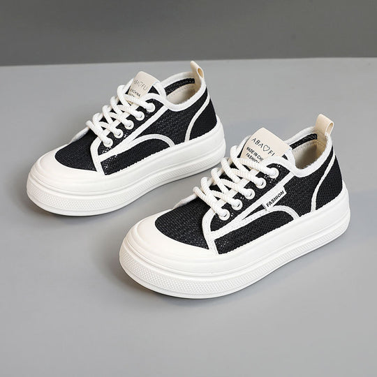 Damen modische Sneakers mit atmungsaktivem Obermaterial und dämpfender Laufsohle R&B