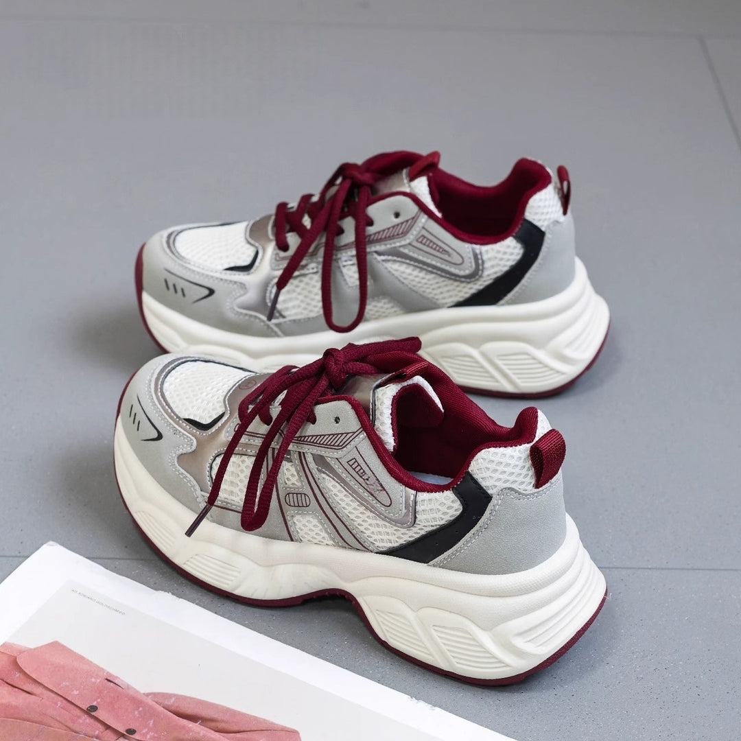 Damen Multicolor Laufschuhe mit atmungsaktiver Obermaterialstruktur und rutschfester Sohle R&B