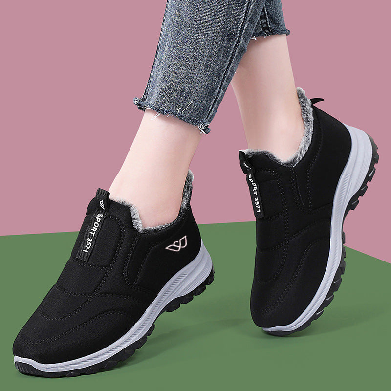 Damen gefütterte Slip-On Freizeitschuhe R&B