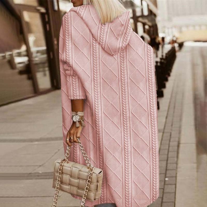 R&B | Strickjacke mit Kapuze